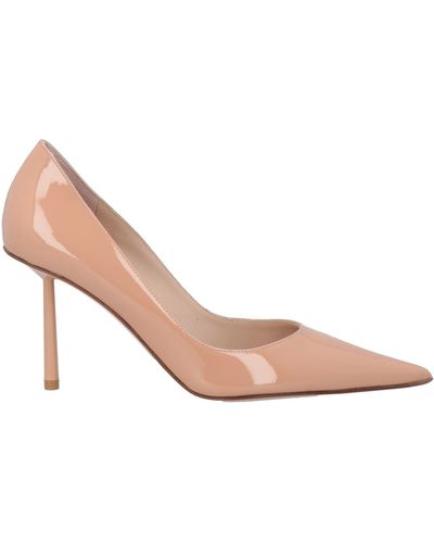 Le Silla Blush Court Shoes Leather - Pink