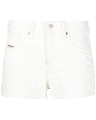 DIESEL Shorts Jeans - Bianco