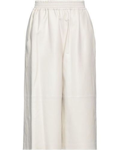 DESA NINETEENSEVENTYTWO Cropped Trousers - White