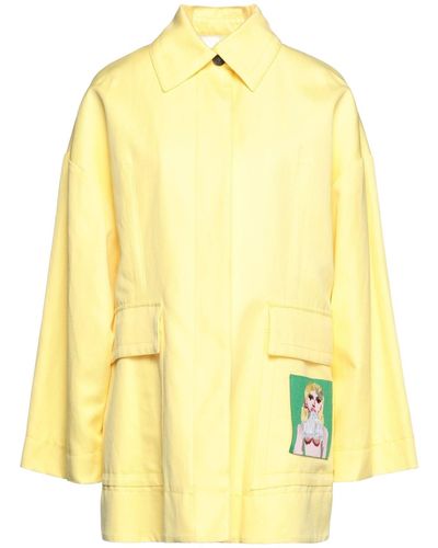 MSGM Overcoat - Yellow