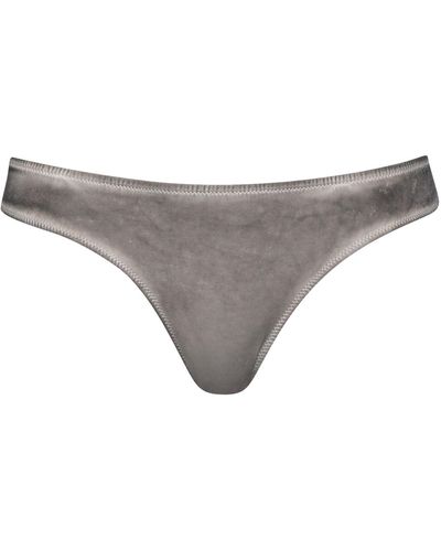 Agogoa Bikini Bottoms & Swim Briefs - Grey