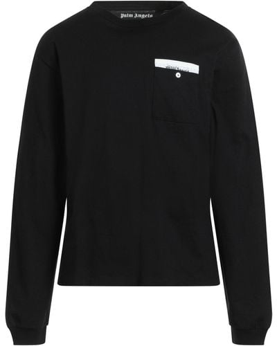 Palm Angels T-Shirt Cotton, Polyester - Black