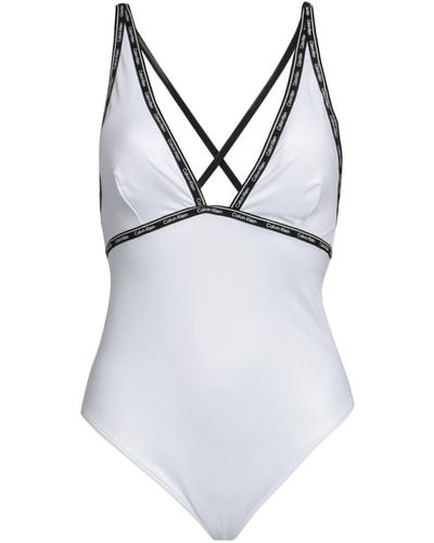 Calvin Klein One-piece Swimsuit - White