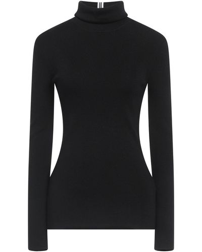Victoria Beckham Turtleneck Merino Wool, Polyester - Black