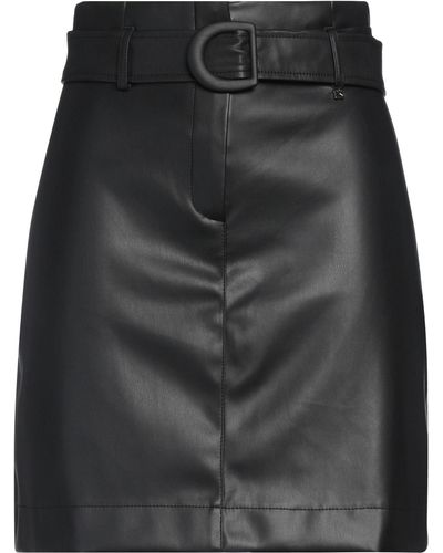 Kocca Mini Skirt Polyurethane, Polyester - Black