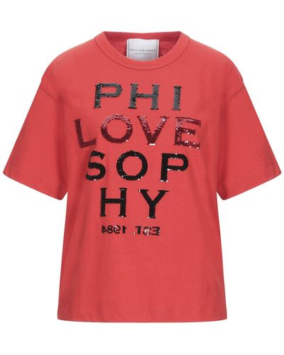 Philosophy Di Lorenzo Serafini T-shirt - Rouge