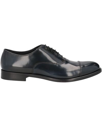 Pal Zileri Midnight Lace-Up Shoes Soft Leather - Gray