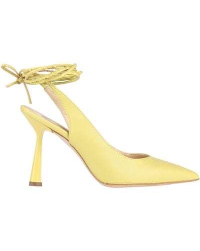 Manila Grace Court Shoes - Yellow