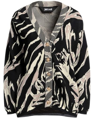 Just Cavalli Strickjacke - Schwarz