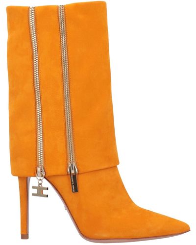Elisabetta Franchi Ankle Boots - Orange