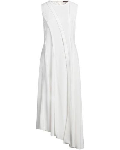 High Maxi-Kleid - Weiß