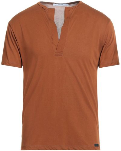 Takeshy Kurosawa T-Shirt Modal, Polyester - Brown