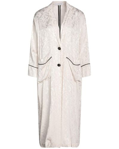 EMMA & GAIA Overcoat & Trench Coat - White