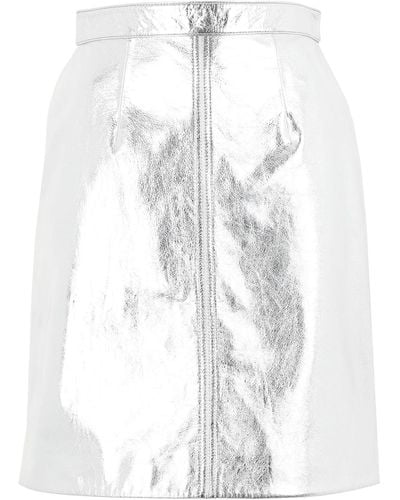ALEXACHUNG Midi Skirt - White