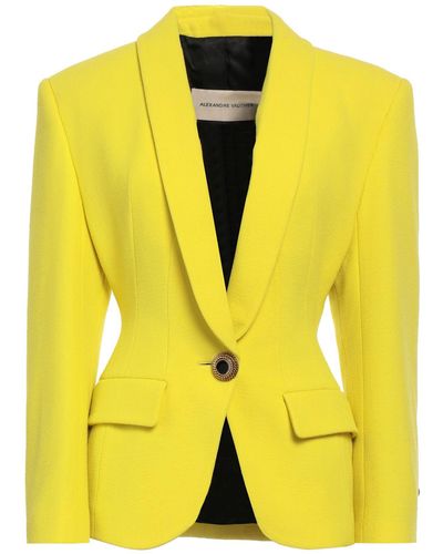 Alexandre Vauthier Suit Jacket - Yellow