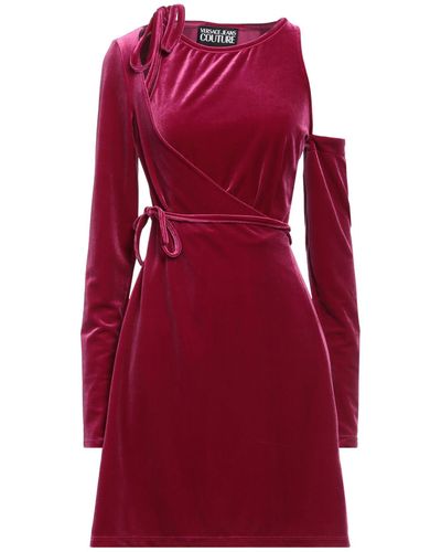 Versace Mini Dress Polyester, Elastane - Red