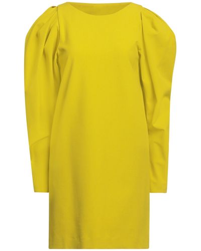 Erika Cavallini Semi Couture Mini Dress - Yellow