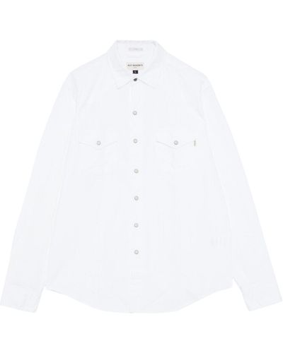 Roy Rogers Camicia Jeans - Bianco