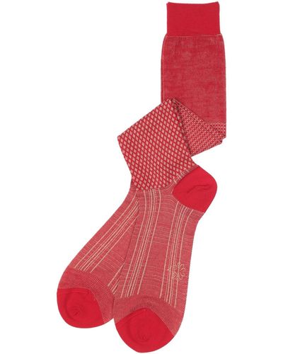 Alto Milano Socken & Strumpfhosen - Rot