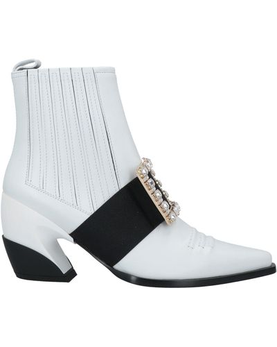 Roger Vivier Ankle Boots - White