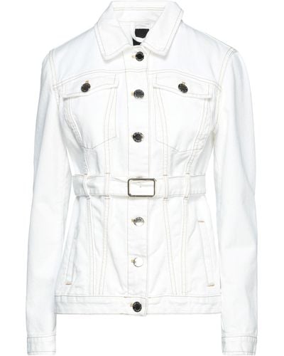 Pinko Manteau en jean - Blanc
