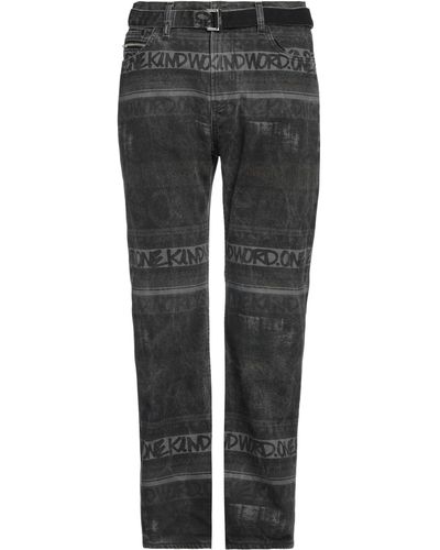 Sacai Pantaloni Jeans - Grigio