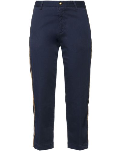 Roy Rogers Cropped Trousers - Blue