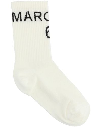 MM6 by Maison Martin Margiela Socks & Hosiery - White