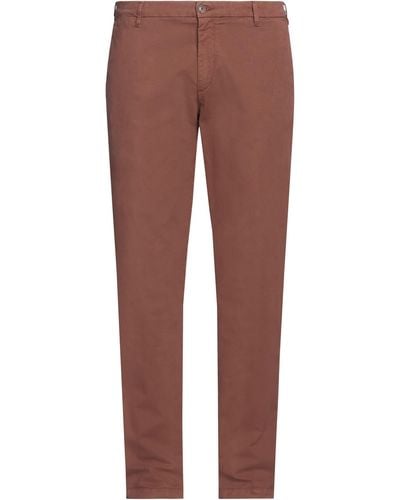 40weft Trousers Cotton, Elastane - Brown