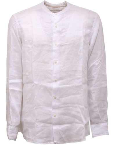 Original Vintage Style Hemd - Weiß