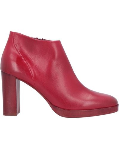 Zinda Ankle Boots Soft Leather - Pink