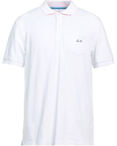 Sun 68 Polo Shirt - White