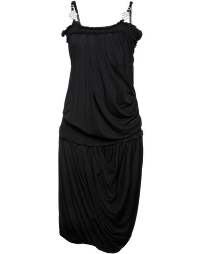 22 Maggio By Maria Grazia Severi Midi Dress - Black