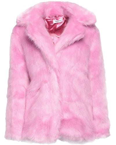 Glamorous Shearling- & Kunstfell - Pink