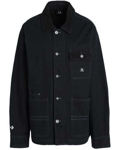 Converse Manteau en jean - Noir