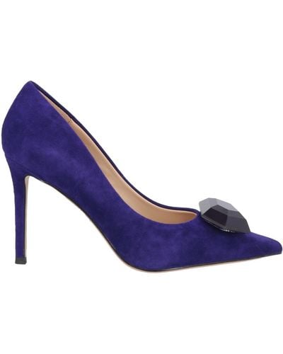 Lola Cruz Court Shoes - Blue