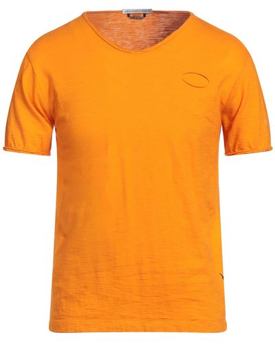 Grey Daniele Alessandrini T-shirt - Orange