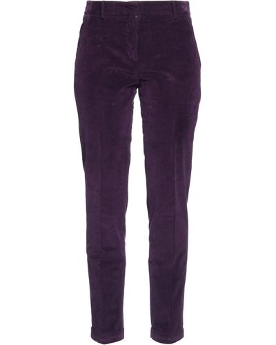 Incotex Deep Pants Cotton, Elastane - Purple