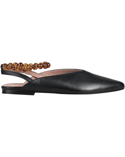 Ottod'Ame Ballet Flats - Black