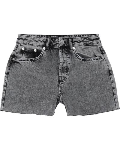 NA-KD Denim Shorts - Gray