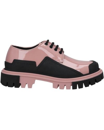 Dolce & Gabbana Lace-up Shoes - Pink
