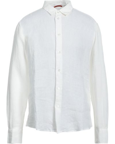 Barena Ivory Shirt Linen - White