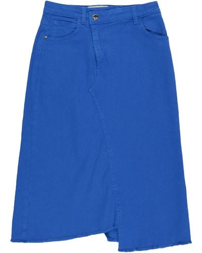 Kaos Denim Skirt - Blue