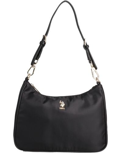 U.S. Polo Assn. Womens Quilted Hobo Crossbody Bag