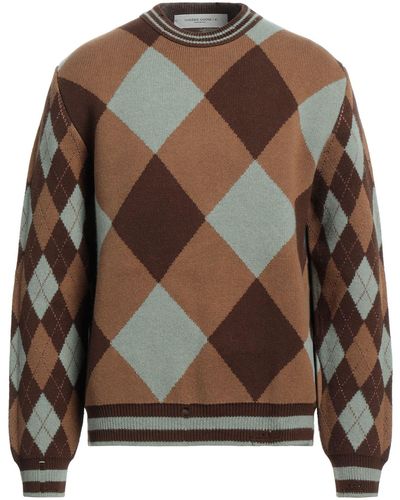 Golden Goose Pullover mit Argyle-Muster - Braun