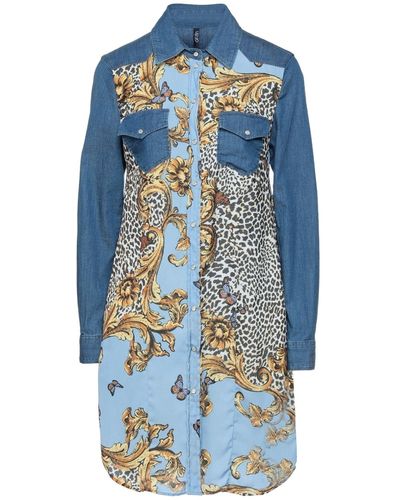 Liu Jo Mini Dress Cotton, Polyester - Blue