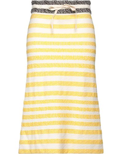 Jil Sander Jupe midi - Jaune