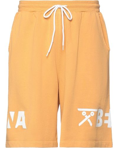 Berna Apricot Shorts & Bermuda Shorts Cotton - Orange