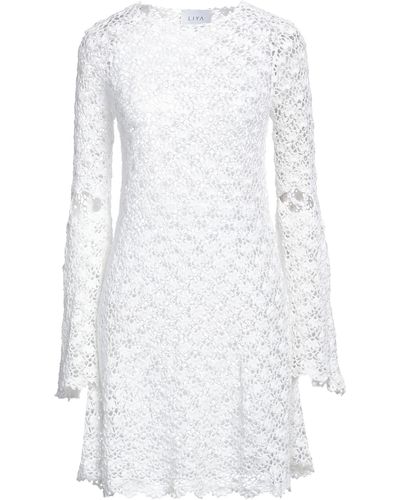Liya Vestito Corto - Bianco