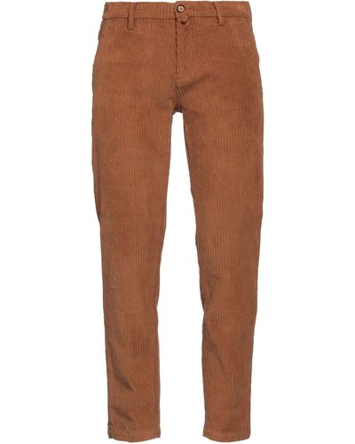 MULISH Tan Pants Cotton, Elastane - Brown